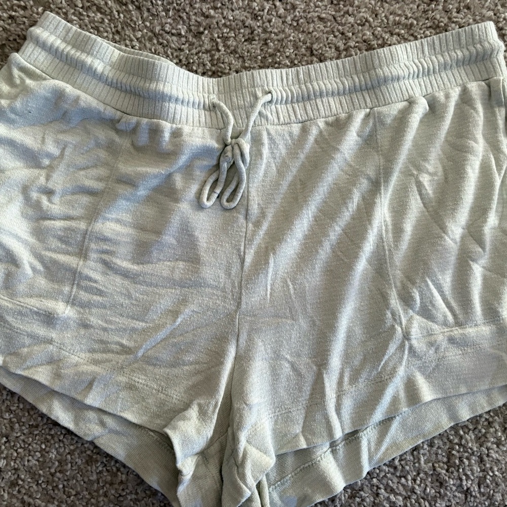 Sans Souci Sage Green Shorts